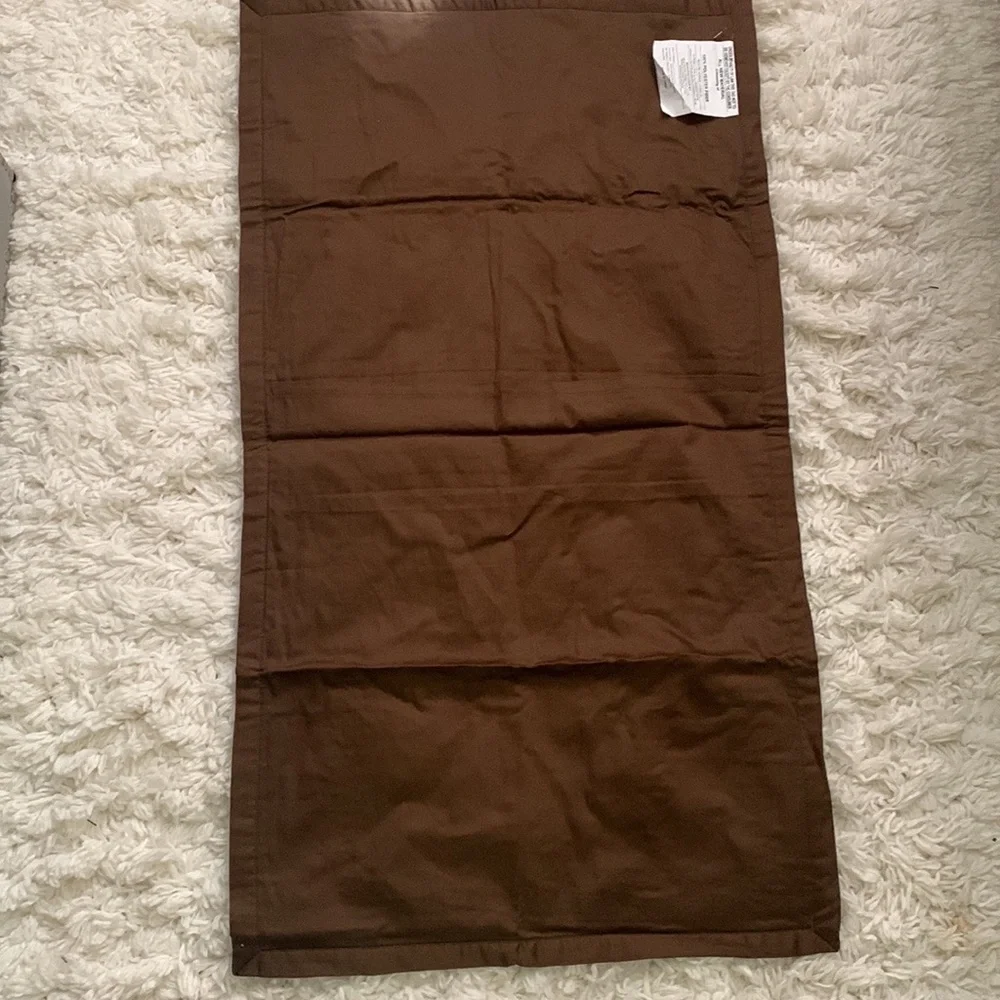 Pink Brown Quilted Large Pillow Sham